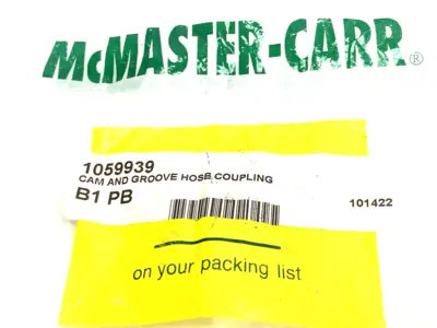 6795K132 | Stainless Steel Cam-and-Groove Hose Coupling 2-Lever 1-1/2 NPT Male - New
