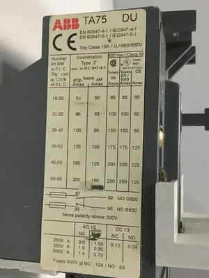 USED ABB TA75 DU