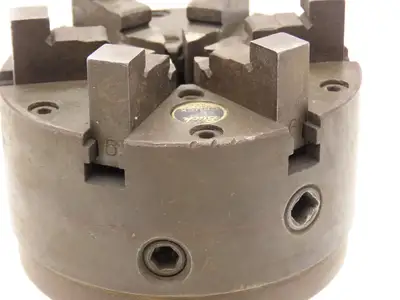 Buck Chuck 1462 6 Jaw Adjust-Tru Self Centering Manual Lathe Chuck 4" OD