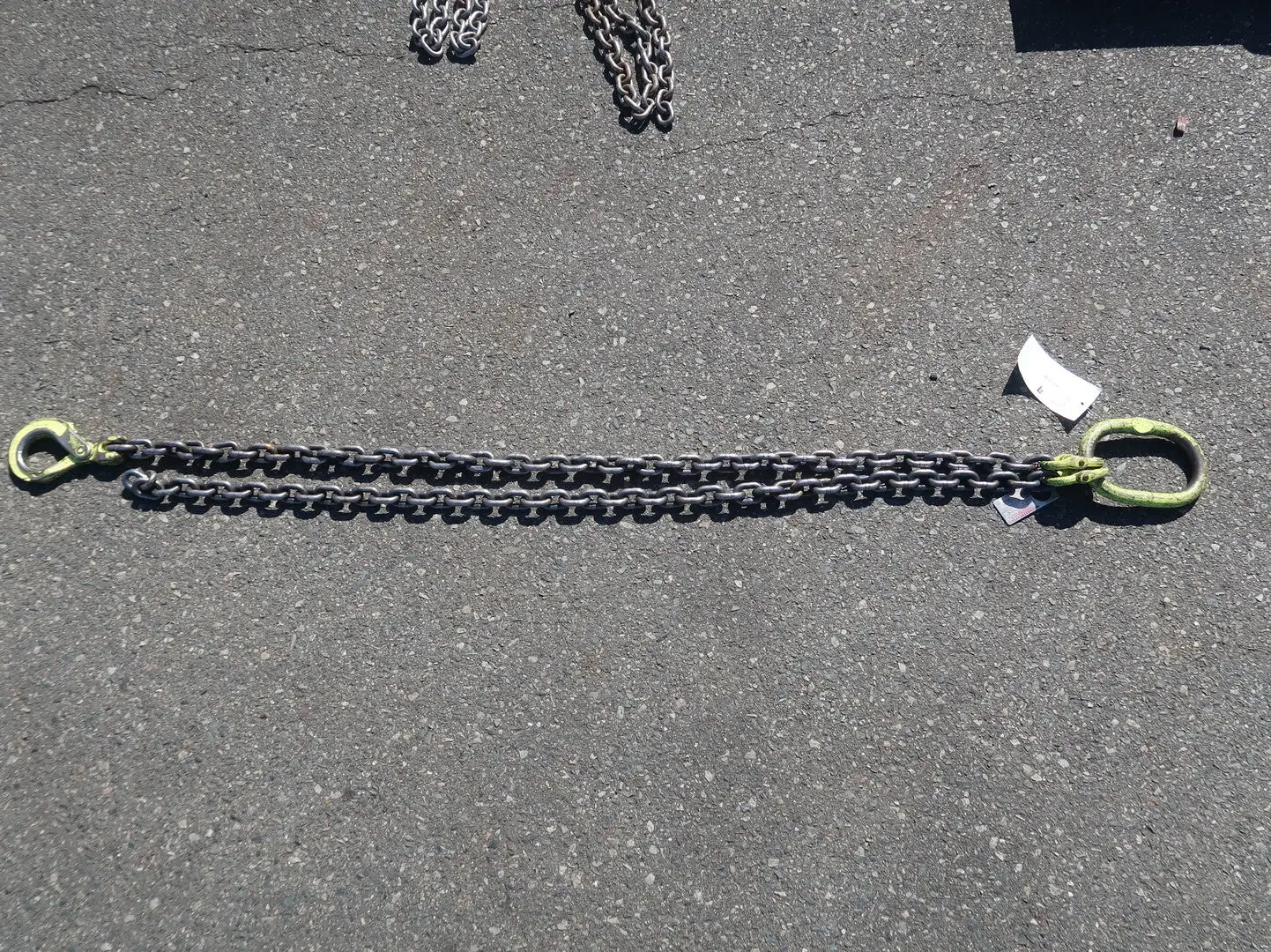 Single Leg Rigging Chain w/ Self Locking Hook