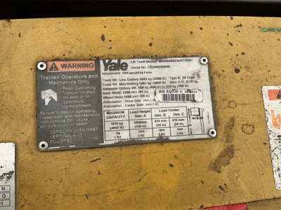 Used YALE MSW040SEN24TV087 Pallet Stackers Michigan US | Miedema Asset Management Group #1313387
