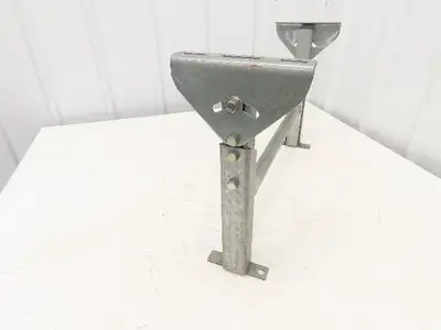 Automotion 24-1/2"W Conveyor Leg Stationary Floor Support 16" to 24"H Galvanized
