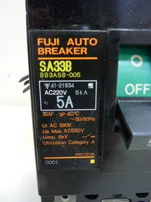 USED FUJI ELECTRIC SA33B-5