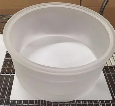 Veeco RF 350 or RF 1201 Quartz liner with quartz ring