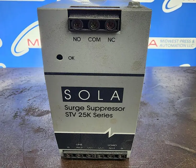 Used SOLA STV25K-10S Surge Protectors | Midwest Press and Automation #618287