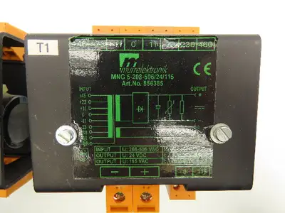 Murrelektronik 856385 Transformer 1Ph HV 208/506VAC LV 24VDC/115VAC Lot of 3