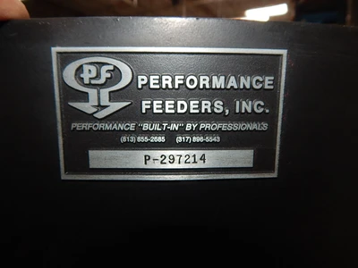 Used PERFORMANCE FEEDERS _UNKNOWN_ Vibratory Bowl Feeder Texas US | OCO Industrial #1717266