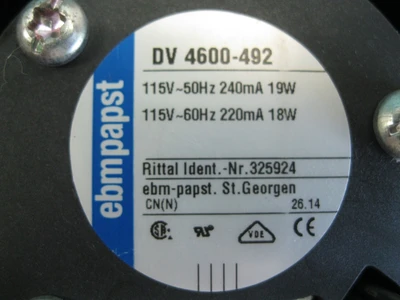 EBM-Papst DV 4600-492 Fan H8
