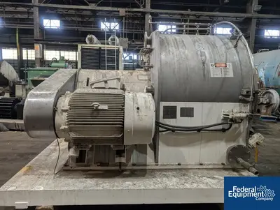 USED Dorr-Oliver Dorr Oliver Peeler Centrifuge, Duplex S/S, Model BW 1250H