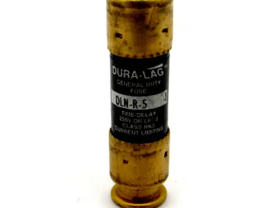 NEW LOT OF 10 BUSSMANN DLN-R-5 FUSES DLNR5