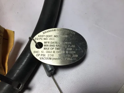 Branham AFLEX 120AFL0097 Corroline Hose OP PSI: 230 TEST PSI: 350