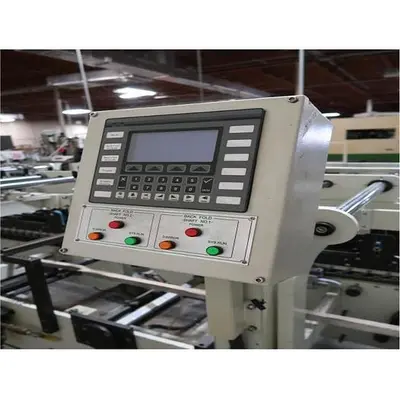 USED 2007 BRAUSSE MODEL TA-1100 4&6 CORNER FOLDER GLUER 2007 BRAUSSE MODEL TA-1100 4&6 CORNER FOLDER GLUER