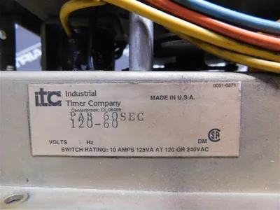 Industrial Timer Company PAB Industrial Timer 60s 120V 60Hz 10A 125VA New