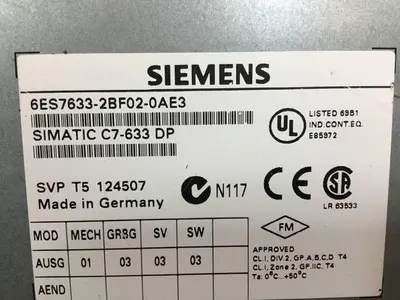 USED SIEMENS 6ES7633-2BF02-0AE3