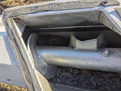 Waste Material Elevator Auger