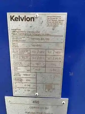 USED KELVION GMBH NF150LBA150