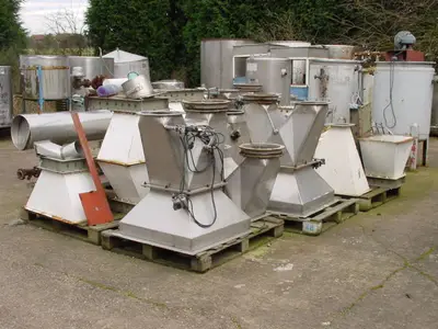 Simon Powder Diverter Valve 400Mm S/S