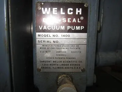 USED WELCH 1400 DUOSEAL