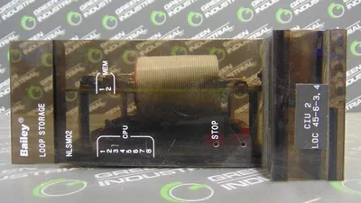 Bailey Controls NLSM02 Network 90 Loop Storage Module Used