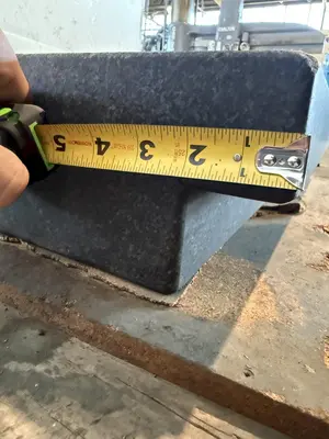36" x 24" MITCHELLS GRANITE SURFACE PLATE. STOCK # 1099925