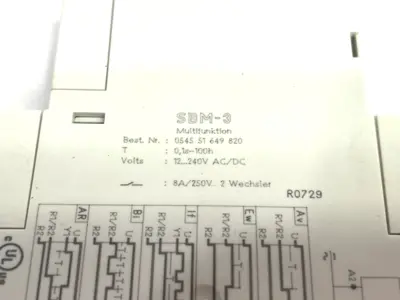 Used Eberle Multifunction Timer Relay SBM-3 Relays & Switches Michigan US | Maverick Industrial Sales #1391683