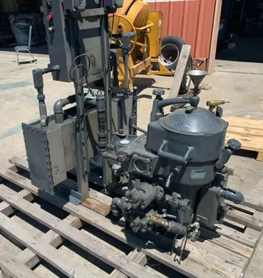 De Laval Unimatic model 65-25 oil purifier skid, SS.