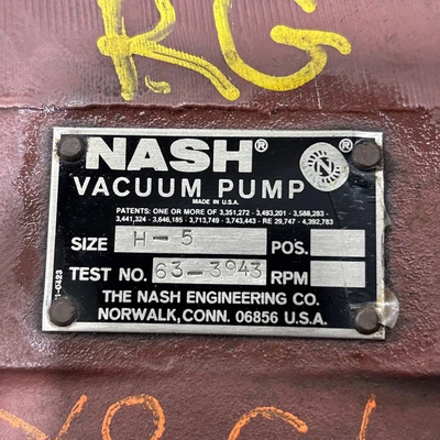 New | in-Stock Nash H-5 Vacuum Pumps Indiana US | J&J Industrial Supply #1364460