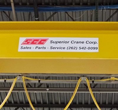 Used CRANE SPACEMASTER SX 20 TON CAPACITY (TOTAL) BRIDGE CRANE WITH RAILS AND SUPPORTS. Bridge & Overhead Cranes Wisconsin US | Miedema Asset Management Group #1390056