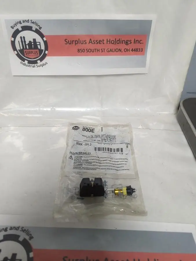 New | in-Stock ALLEN BRADLEY 800E-2DL3 Light Source Equipment Ohio US | Surplus Asset Holdings #1553705