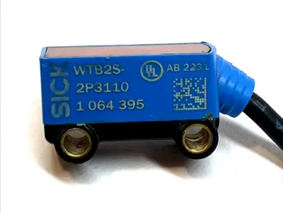 USED SICK PHOTOELECTRIC PROXIMITY SENSOR, 1064395 CUT CABLE