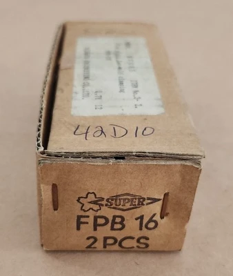 *BRAND NEW* [2] Super Tool FPB-16 Flat Plate For Mold Clamping NVR85 + Warranty!