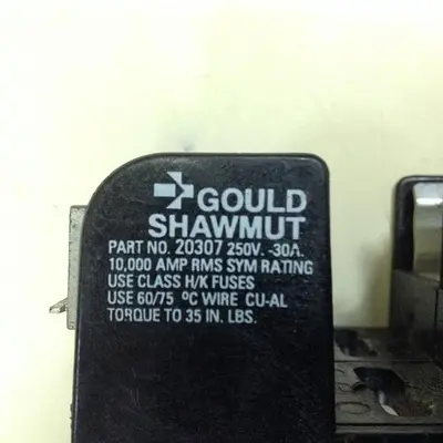 USED GOULD / SHAWMUT 20307