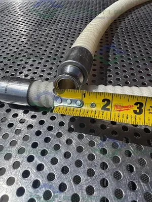 Unbranded 72" Silicone Flexible  Hose w/ 3/4" Sanitary Fitting