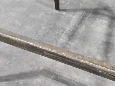 40" Padded Wood Bar Chair by Keagan