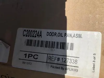 Waukesha Oil Pan Door PN C200224A