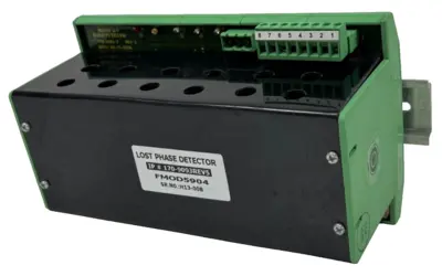 USED INDUCTOTHERM 170-9093 LOST PHASE DETECTOR FMOD5904 170-9093-7