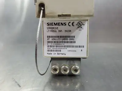 USED Siemens 6SN1123-1AB00-0AA1 DRIVE w/6SN1118-0AE11-0AA1 Drive Card