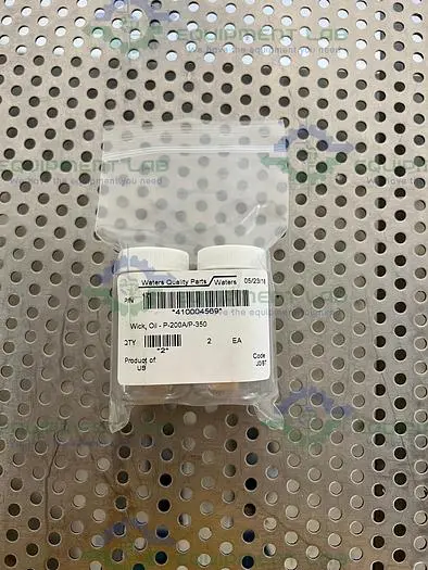 NEW BAG OF 2 - WATERS QUALITY PARTS PUMP WICK, OIL - P-200A/P-350