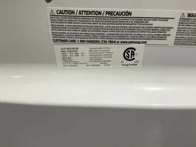 Used SAMSUNG DVE52DG5530W Air Dryers Michigan US | Miedema Asset Management Group #1320965