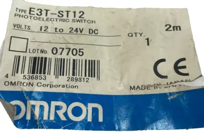 NEW OMRON E3T-ST12 PHOTOELECTRIC SWITCH E3TST12