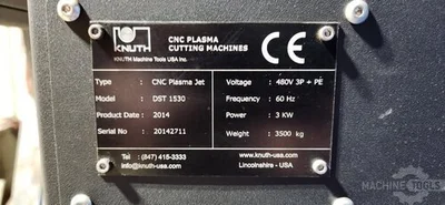 Used 2014 KNUTH DST1530 Plasma Cutters Georgia US | The Equipment Hub #1332067