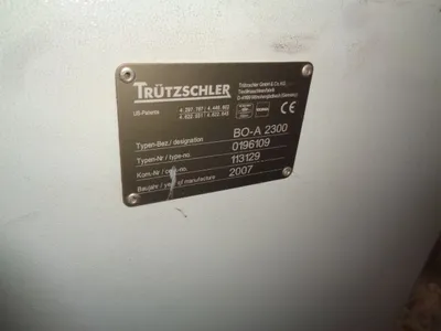 2007 TRUTZSCHLER BOA-2300 Textile Machinery | Yellow Tag Capital Recovery (2)