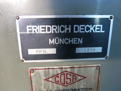 Deckel FP3L Universal Milling Machine