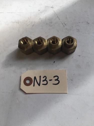 *New* 3/8" X 1/8"  Brass Reducer Coupling (Lot Of 4) *Warranty*