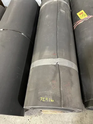 New 5 Rolls 59.5″ Textured Rubber Conveyor Belt 4mm x Approx. 700′