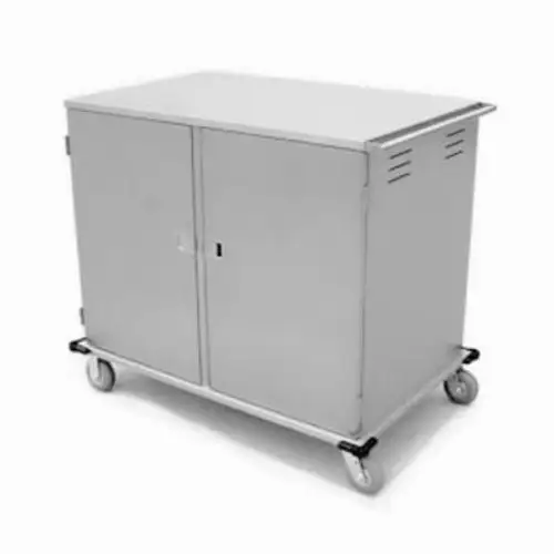 Lakeside 5628 2 Compartment Low Profile Enclosed Tray Truck for (28) 14 x 18" Trays