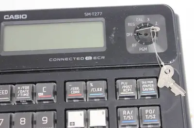 Casio SM-T277  Single Tape Thermal Print Unit With Bluetooth Cash Register