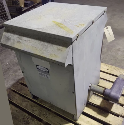 🔥SQUARE D 37S3H 37.5 KVA H.V. 240/480 L.V. 120/240 SINGLE PHASE TRANSFORMER