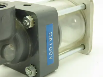 Plast-o-matic DA100V PVC Valve Pneumatic Shutoff 1" NPT Sch 80 Double Action