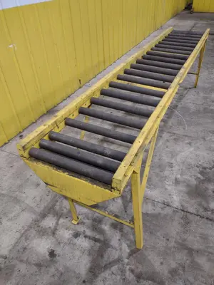 10' X 18" ROLLER TABLE FOR HYD MECH S20 SAW: STOCK #23767